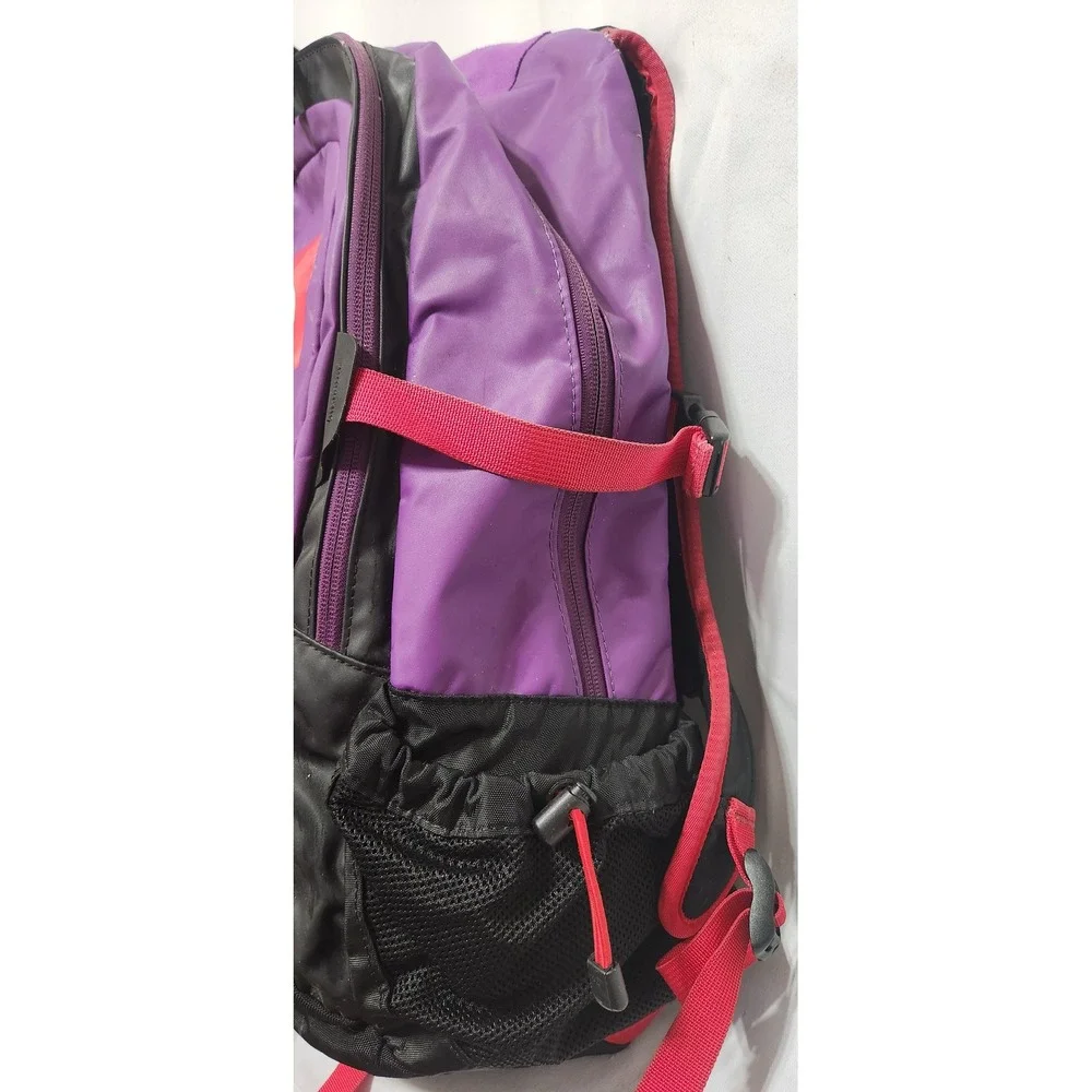 The North Face Hot Shot Backpack Purple Black Red T196 T596 Daypack